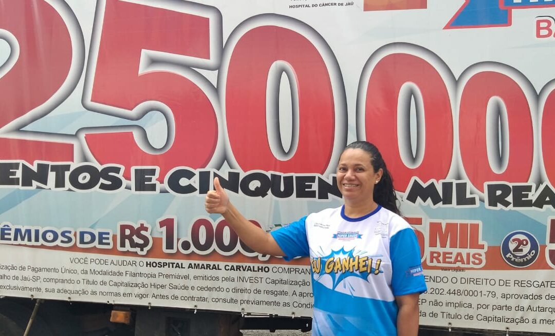 Dois ganhadores dividem 250 mil reais no Hiper saúde Bauru
