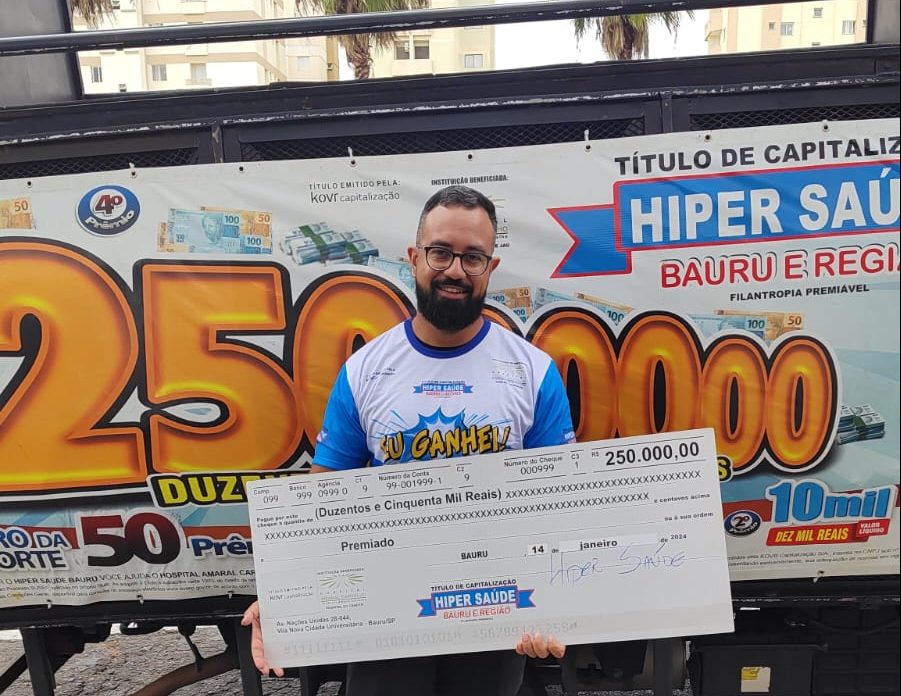 Quatro ganhadores dividem o prêmio de 250 mil reais do Hiper Saúde